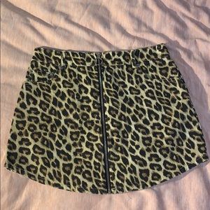 Cheetah Mini Skirt
